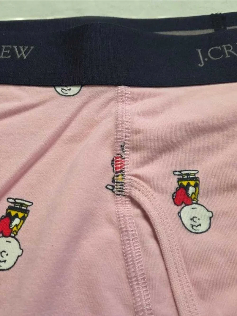 New M J.Crew x Peanuts Charlie Brown Valentine's stretch 4